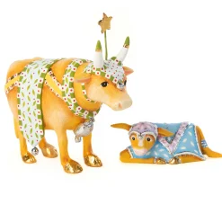 Holiday|Room Accents|MacKenzie-Childs Patience Brewster Nativity Cow  Calf Mini Figures