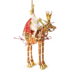 Holiday|MacKenzie-Childs Patience Brewster Nativity Melchior on Horse Ornament