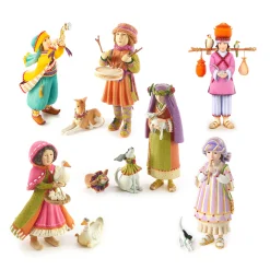 Holiday|Room Accents|MacKenzie-Childs Patience Brewster Nativity Manger Figures Set