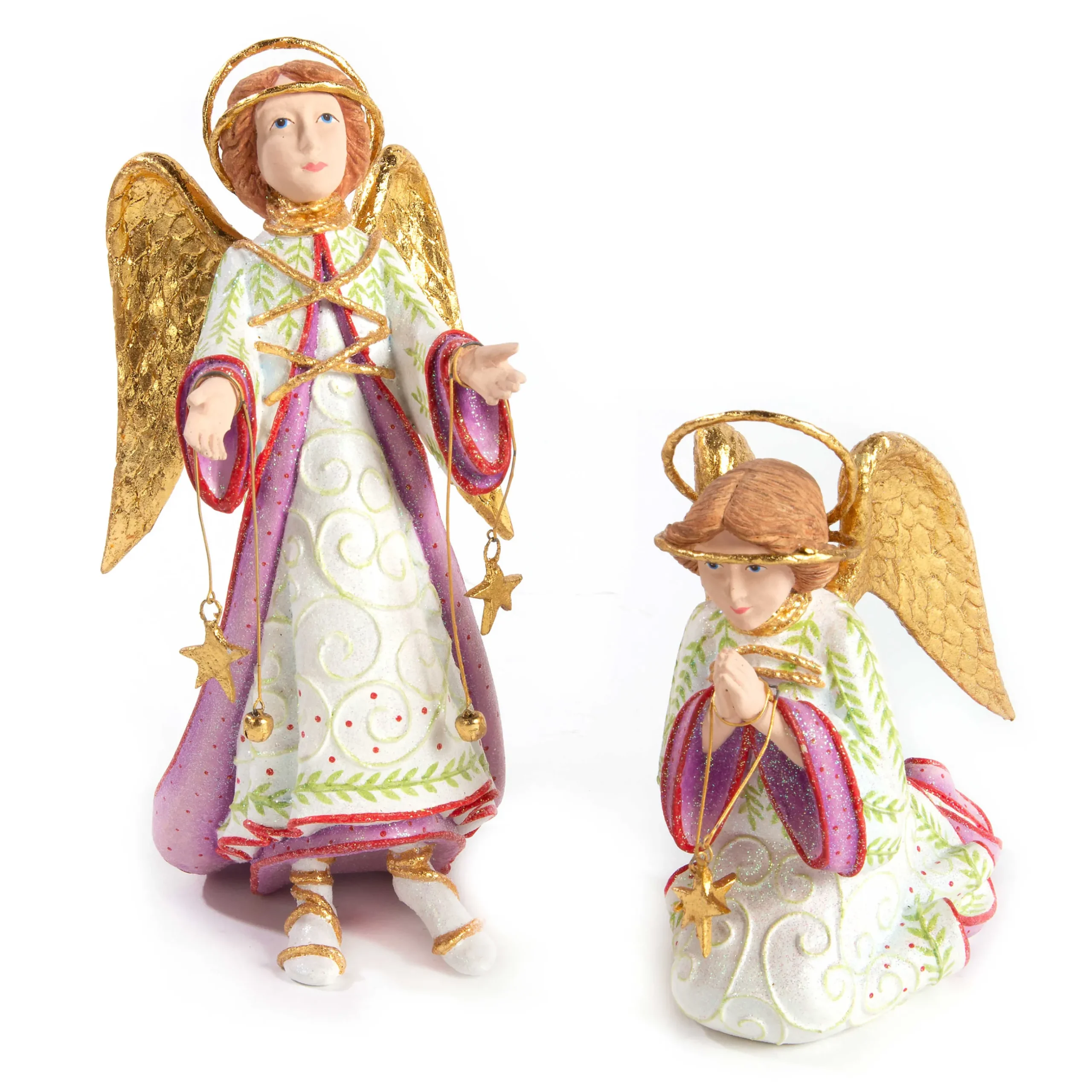 Holiday|Room Accents|MacKenzie-Childs Patience Brewster Nativity Rejoicing Angel Figure