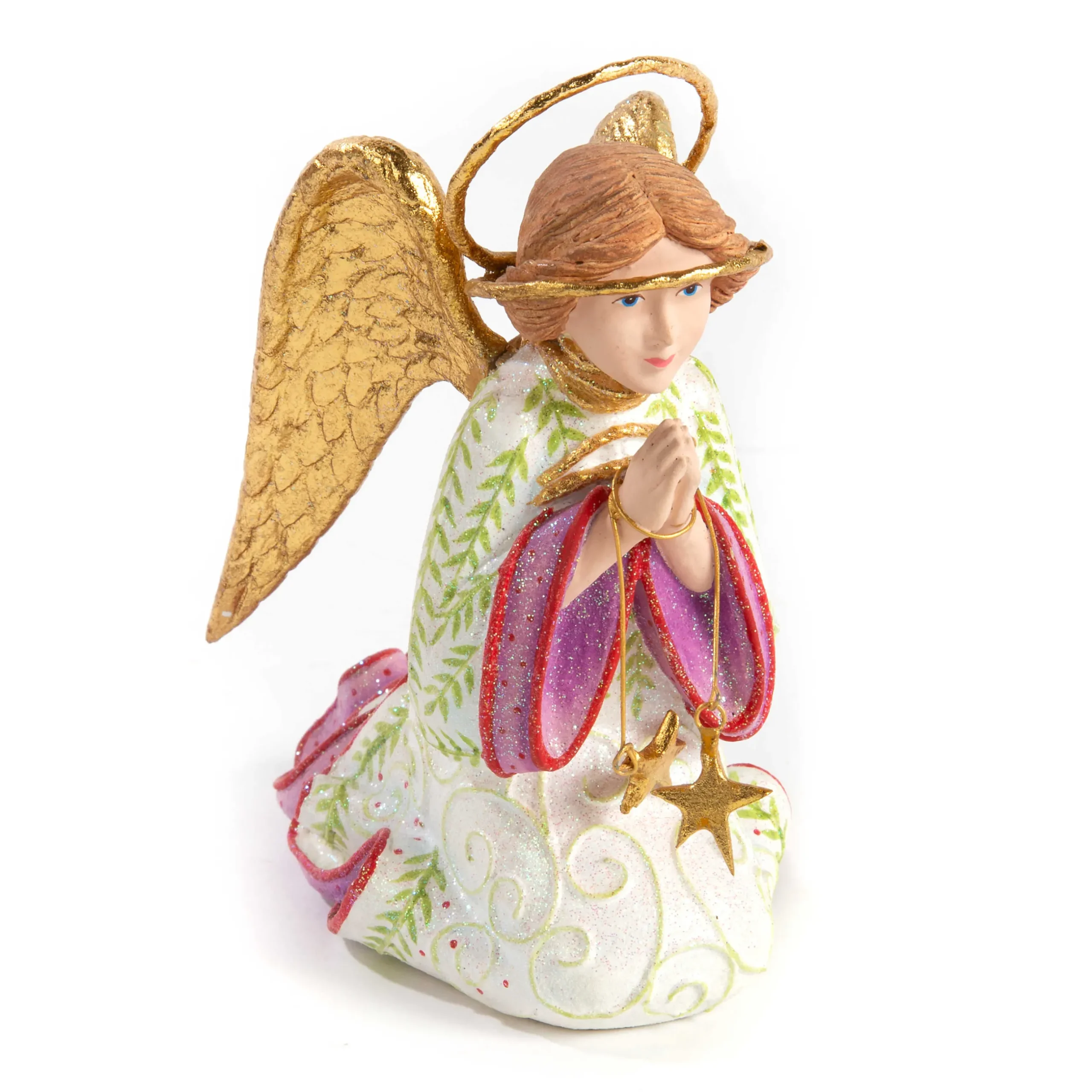 Holiday|Room Accents|MacKenzie-Childs Patience Brewster Nativity Praying Angel Figure