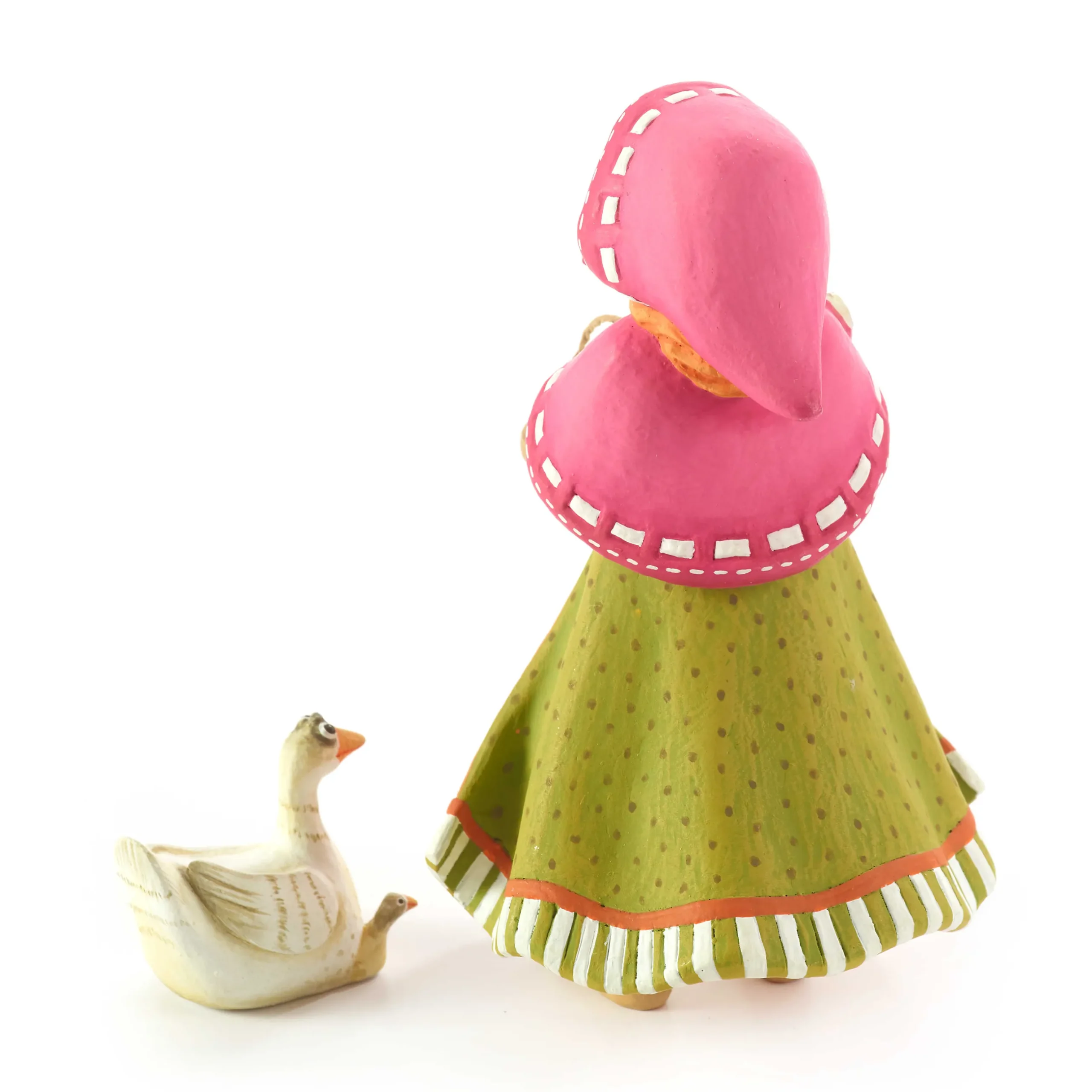 Holiday|Room Accents|MacKenzie-Childs Patience Brewster Nativity Girl with Duck Figures