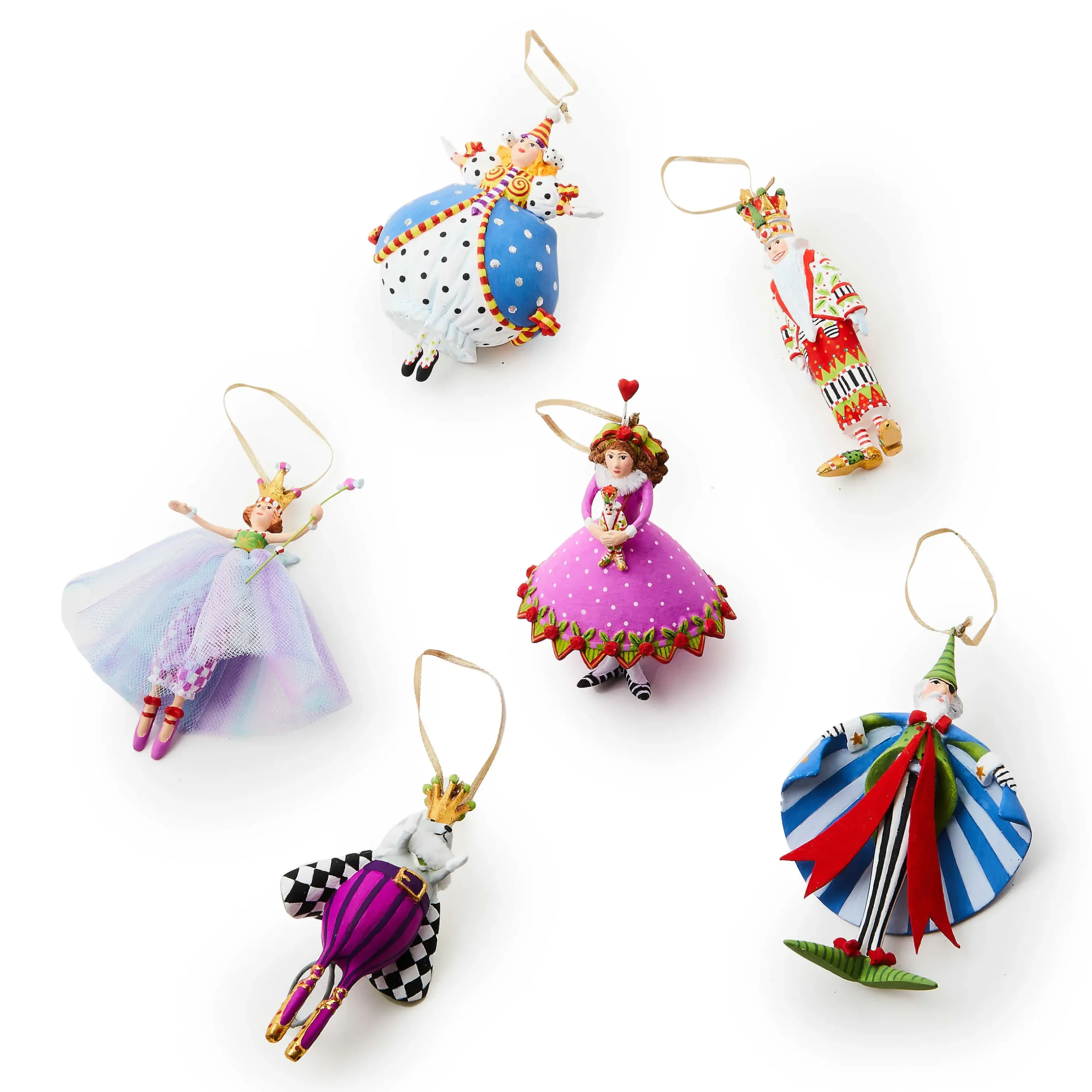 Holiday|Decor Sets|MacKenzie-Childs Patience Brewster Nutcracker Suite Mini Ornament Set