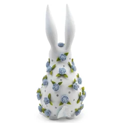 Easter|Spring|MacKenzie-Childs Patience Brewster Periwinkle Peony Standing Rabbit