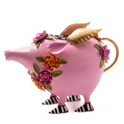 Spring|Outdoor|MacKenzie-Childs Patience Brewster Portia Pig Watering Can