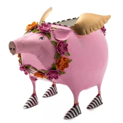 Spring|Greenery & Florals|MacKenzie-Childs Patience Brewster Portia Pig Planter