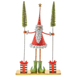 Holiday|MacKenzie-Childs Patience Brewster Santa Gift Tree Figure