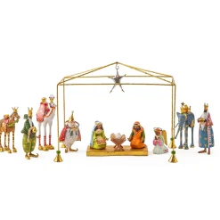 Holiday|MacKenzie-Childs Patience Brewster World Edition Mini Nativity Introductory Set