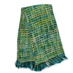Pillows, Throws, & Cushions|MacKenzie-Childs Peacock Basket Weave Throw