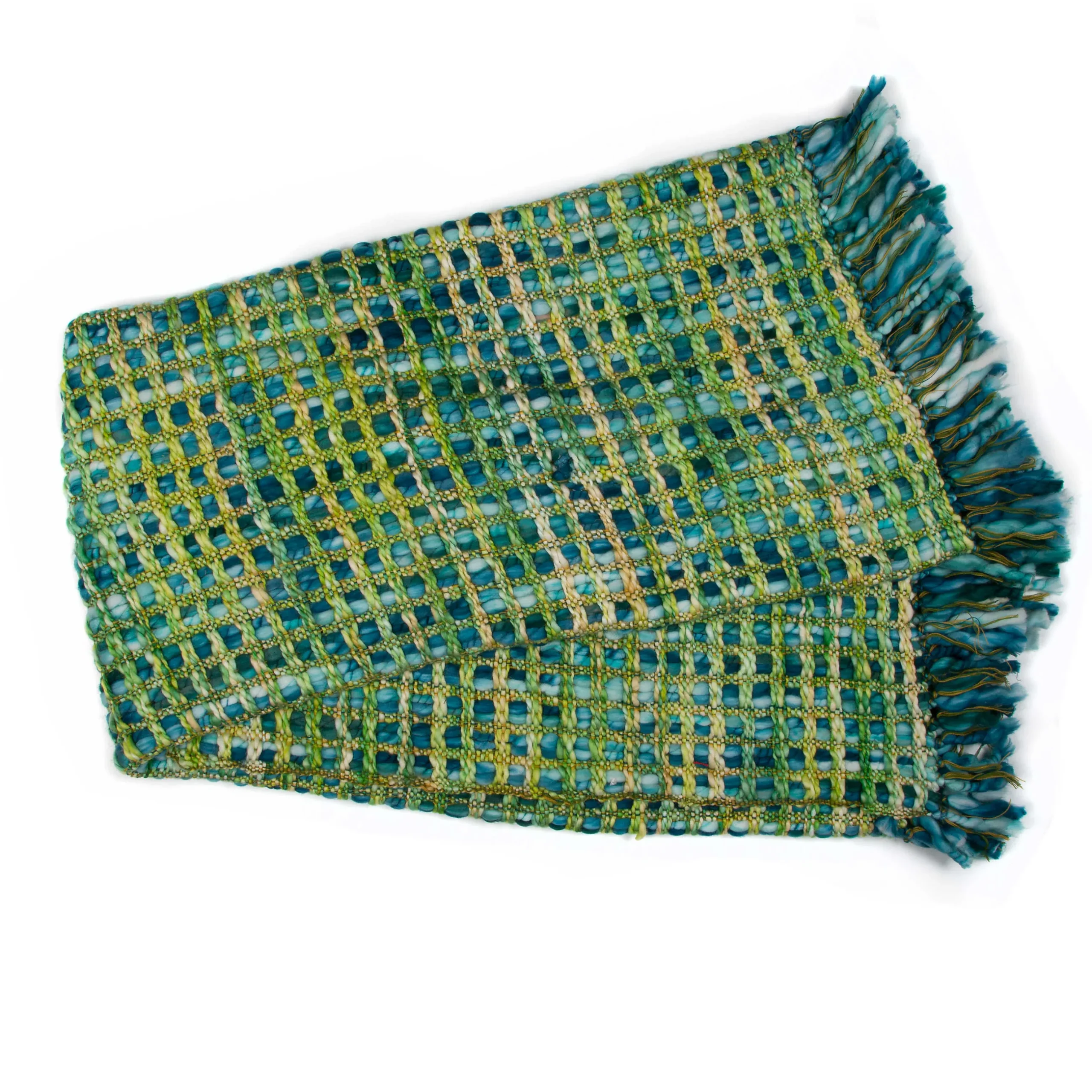 Pillows, Throws, & Cushions|MacKenzie-Childs Peacock Basket Weave Throw