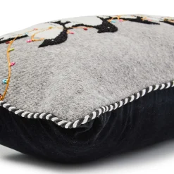 Pillows, Throws, & Cushions|MacKenzie-Childs Penguin Lumbar Pillow