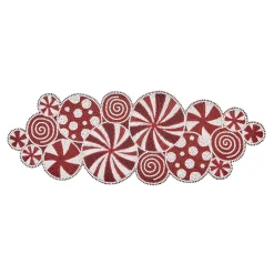 Table Accessories|Kitchen & Table Linens|MacKenzie-Childs Peppermint Beaded Runner