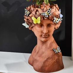 Outdoor|Room Accents|MacKenzie-Childs Persephone Large Bust Planter