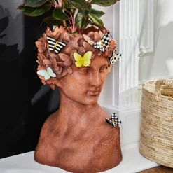 Outdoor|Room Accents|MacKenzie-Childs Persephone Large Bust Planter