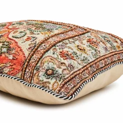 Pillows, Throws, & Cushions|MacKenzie-Childs Persian Beaded Lumbar Pillow