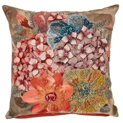Pillows, Throws, & Cushions|MacKenzie-Childs Petal Palette Floral Throw Pillow