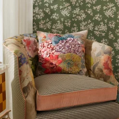 Pillows, Throws, & Cushions|MacKenzie-Childs Petal Palette Floral Throw Pillow