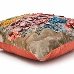 Pillows, Throws, & Cushions|MacKenzie-Childs Petal Palette Floral Throw Pillow