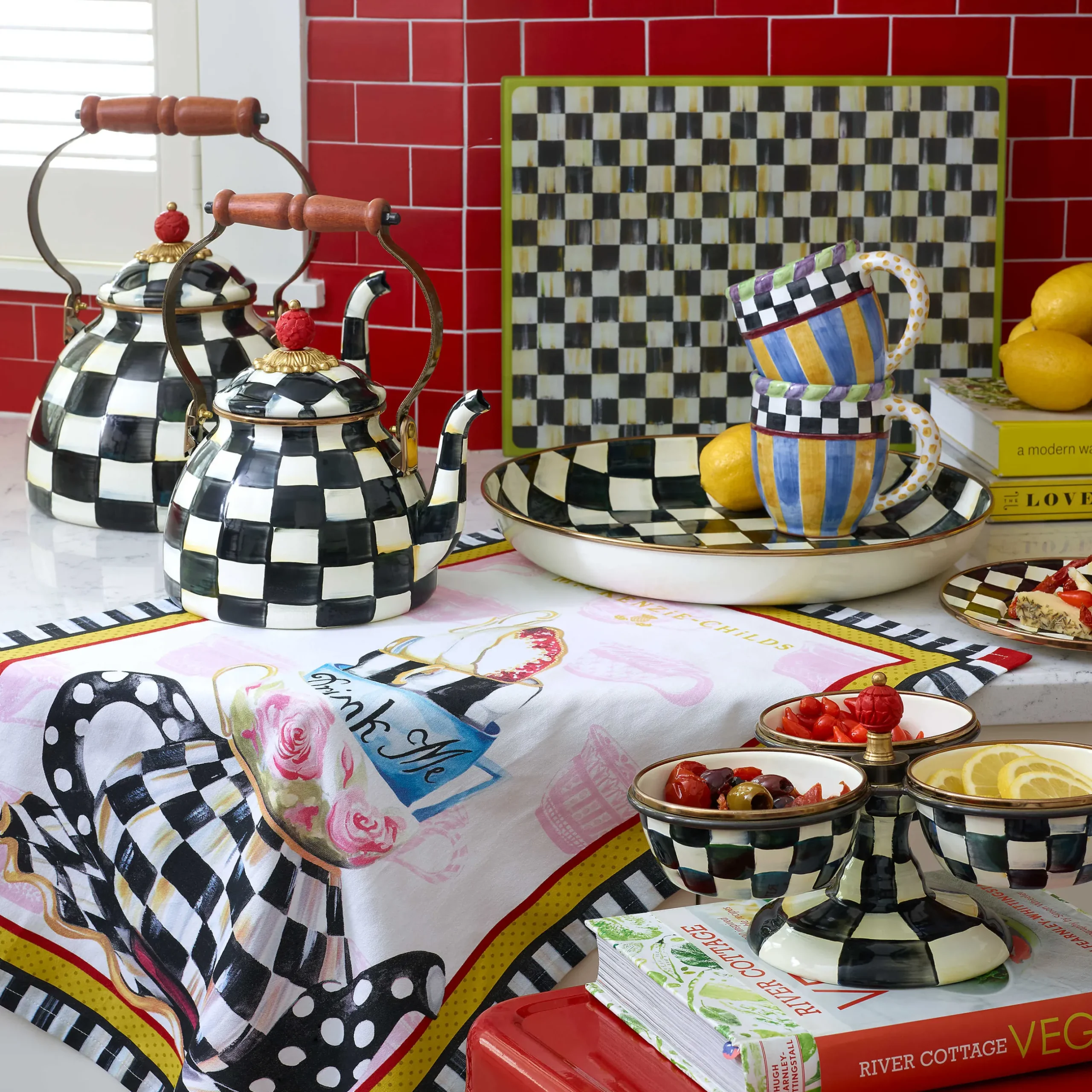 The Coffee Shop|Drinkware|MacKenzie-Childs Piccadilly Mug