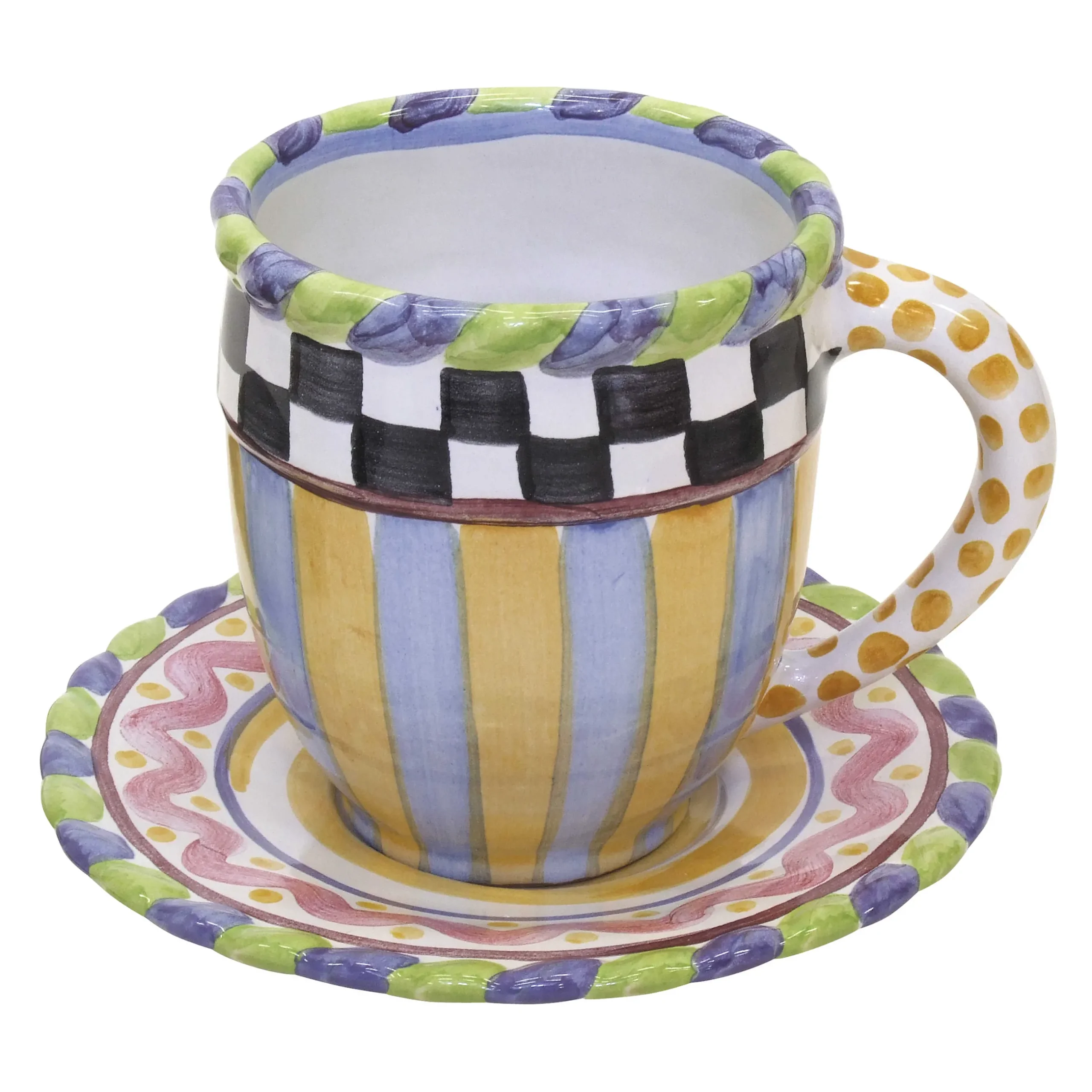 The Coffee Shop|Drinkware|MacKenzie-Childs Piccadilly Mug