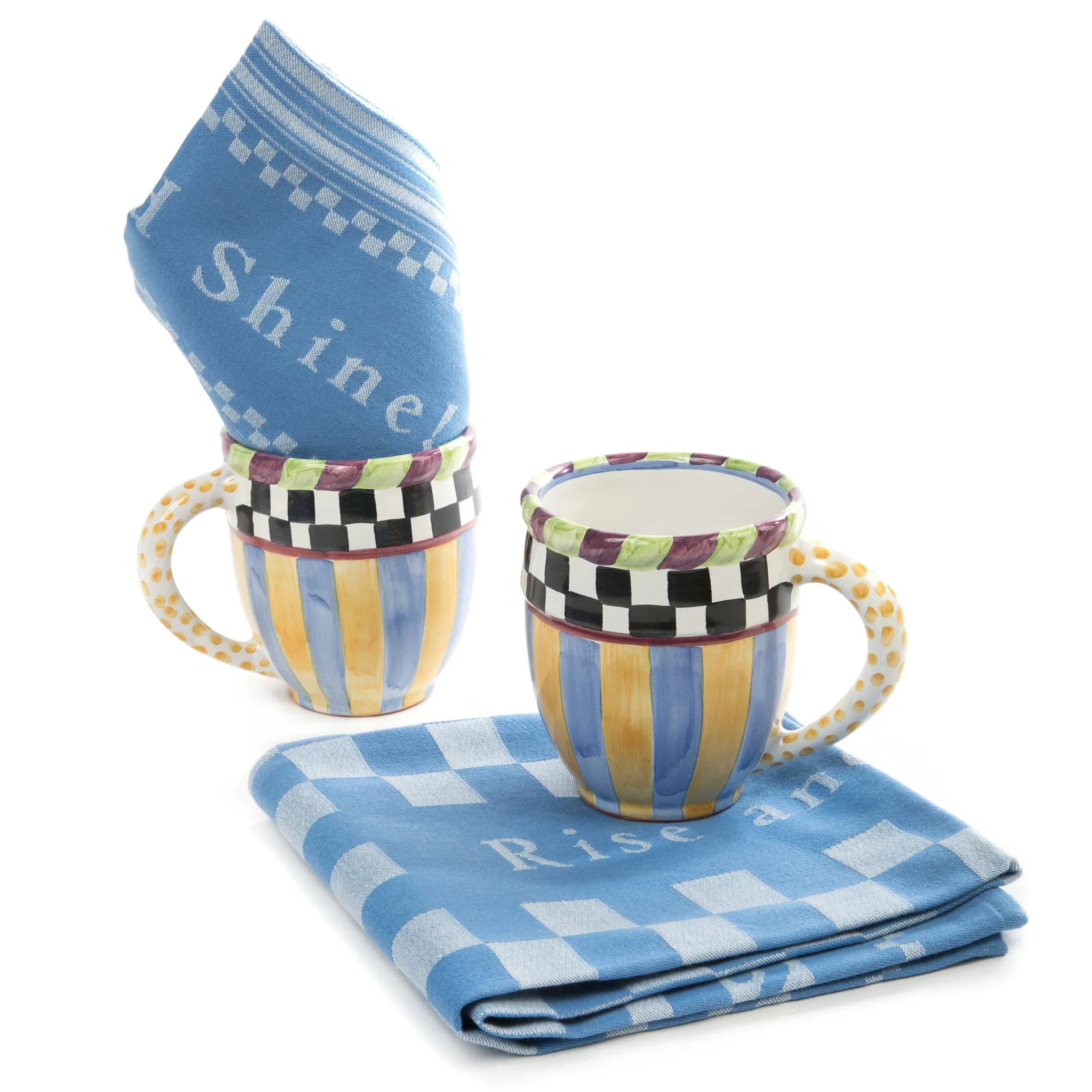 The Coffee Shop|Drinkware|MacKenzie-Childs Piccadilly Mug
