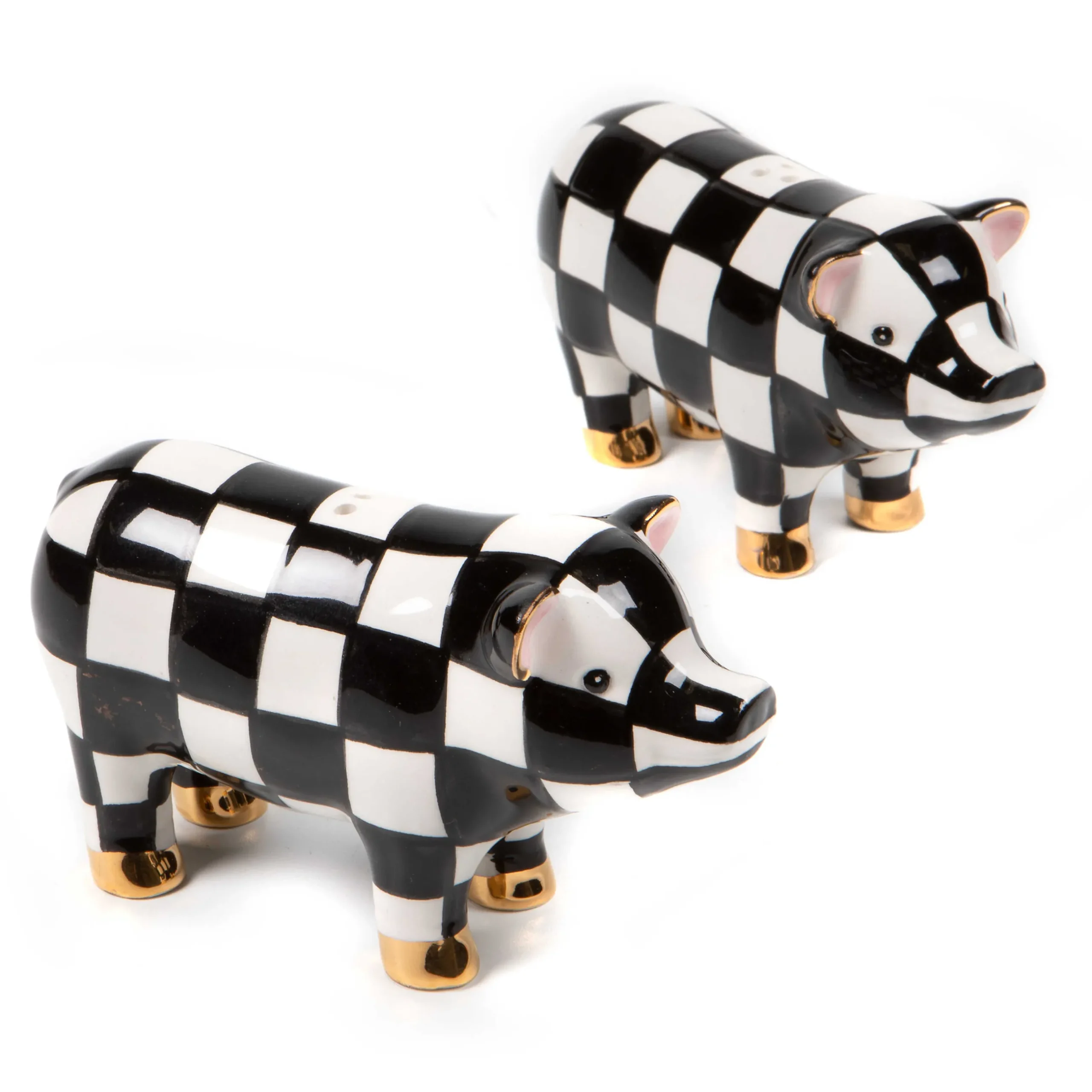 Spring|Table Accessories|MacKenzie-Childs Pig Salt Pepper Set