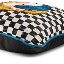 Pillows, Throws, & Cushions|MacKenzie-Childs Pig With Pearl Earring Throw Pillow