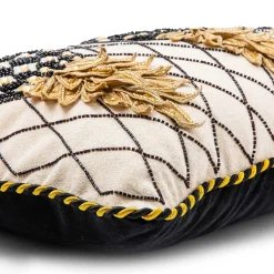 Pillows, Throws, & Cushions|MacKenzie-Childs Pineapple Ivory Lumbar Pillow