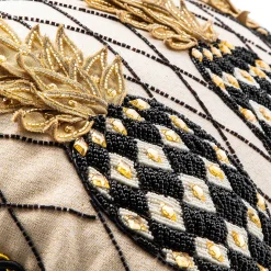 Pillows, Throws, & Cushions|MacKenzie-Childs Pineapple Ivory Lumbar Pillow