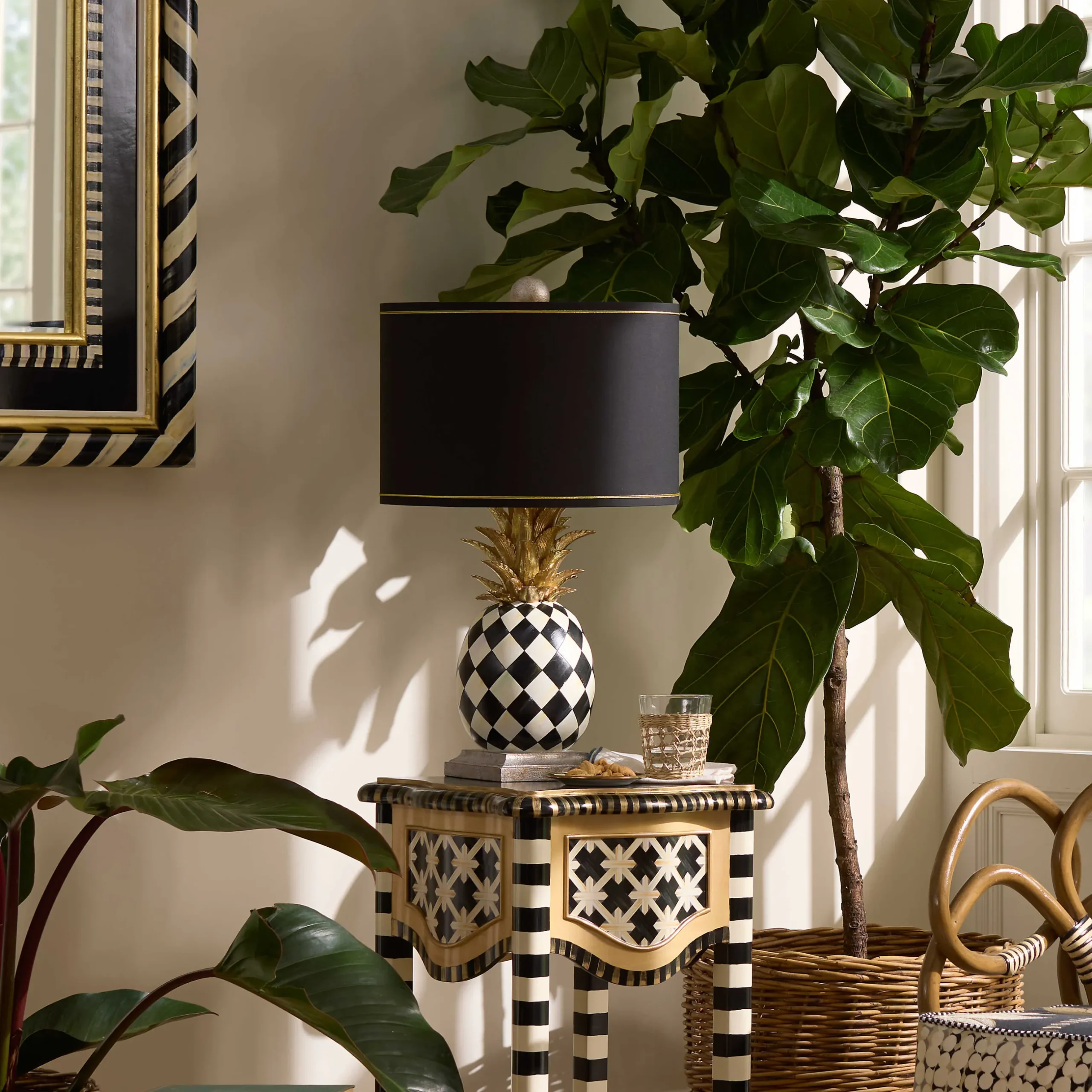 Lighting|MacKenzie-Childs Pineapple Table Lamp