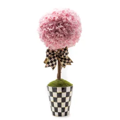 Greenery & Florals|MacKenzie-Childs Pink Topiary Large Drop In