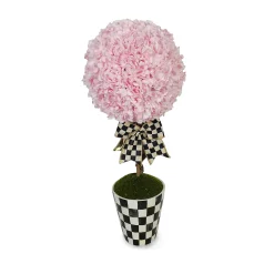 Greenery & Florals|MacKenzie-Childs Pink Topiary Large Drop In
