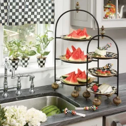 Serveware|MacKenzie-Childs Plate Stand - Large