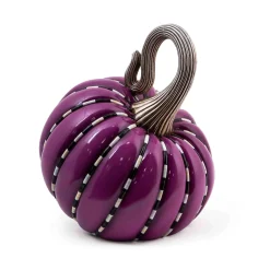 Pumpkins|The Halloween Shop|MacKenzie-Childs Plum Piped Pumpkin