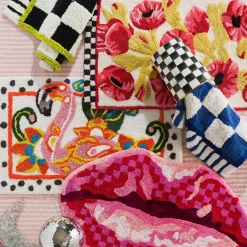 Bath & Bath Accessories|MacKenzie-Childs Poppy Bath Rug