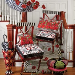 Living Room|MacKenzie-Childs Portobello Road Footstool