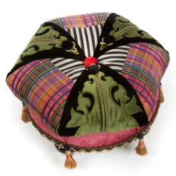 Living Room|MacKenzie-Childs Portobello Road Footstool