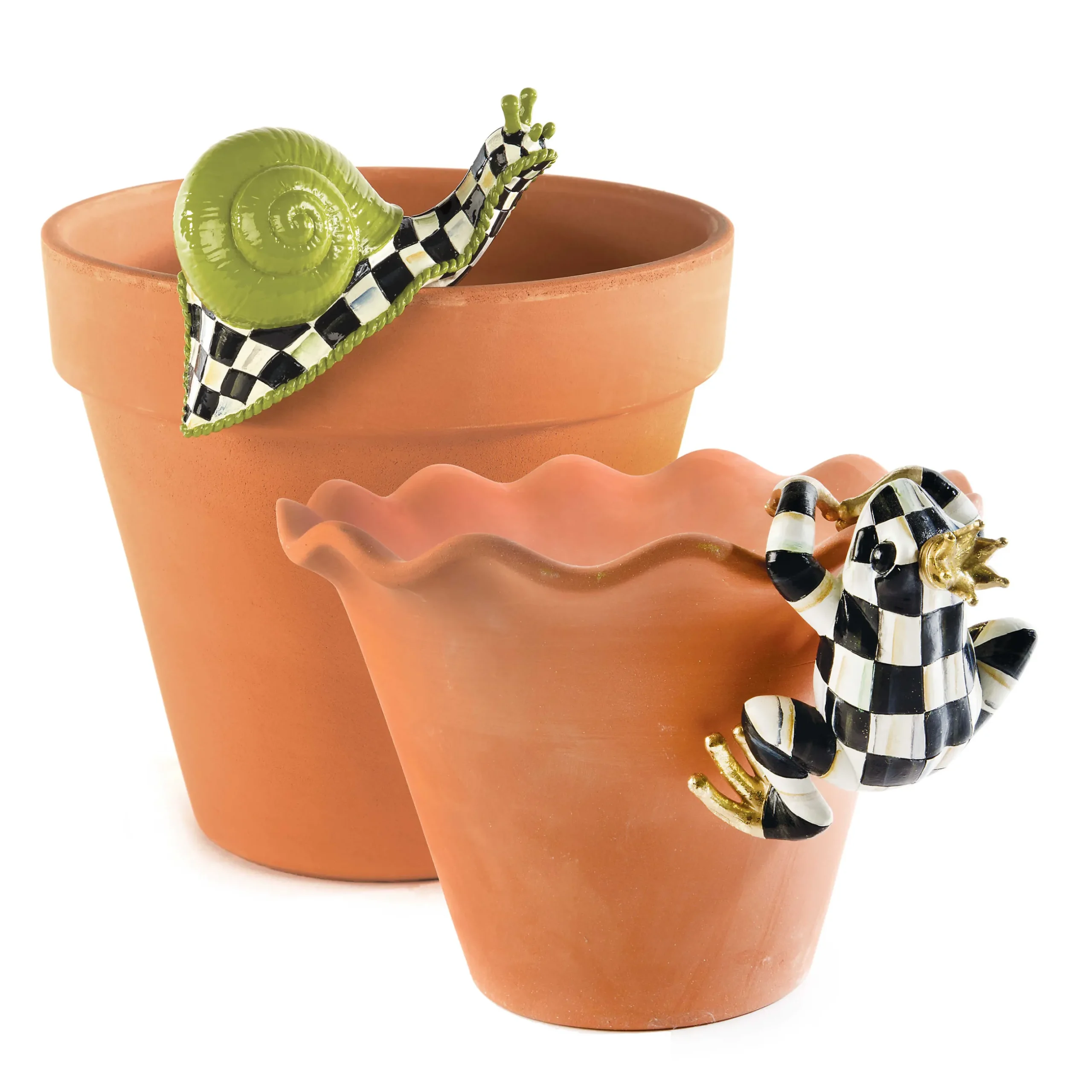 Spring|Outdoor|MacKenzie-Childs Pot Croaker Pot Climber