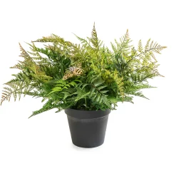 Spring|Greenery & Florals|MacKenzie-Childs Potted Medium Fern With Bee