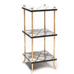 Living Room|Bath & Bath Accessories|MacKenzie-Childs Pretty As A Bow 3 Tiered Table