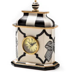 Room Accents|MacKenzie-Childs Pretty as a Bow Desk Clock