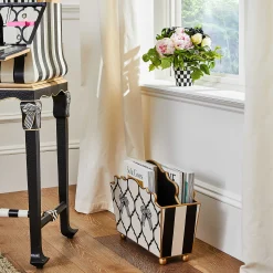 Room Accents|MacKenzie-Childs Pretty as a Bow Magazine Holder