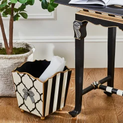 Bath & Bath Accessories|Room Accents|MacKenzie-Childs Pretty as a Bow Waste Bin