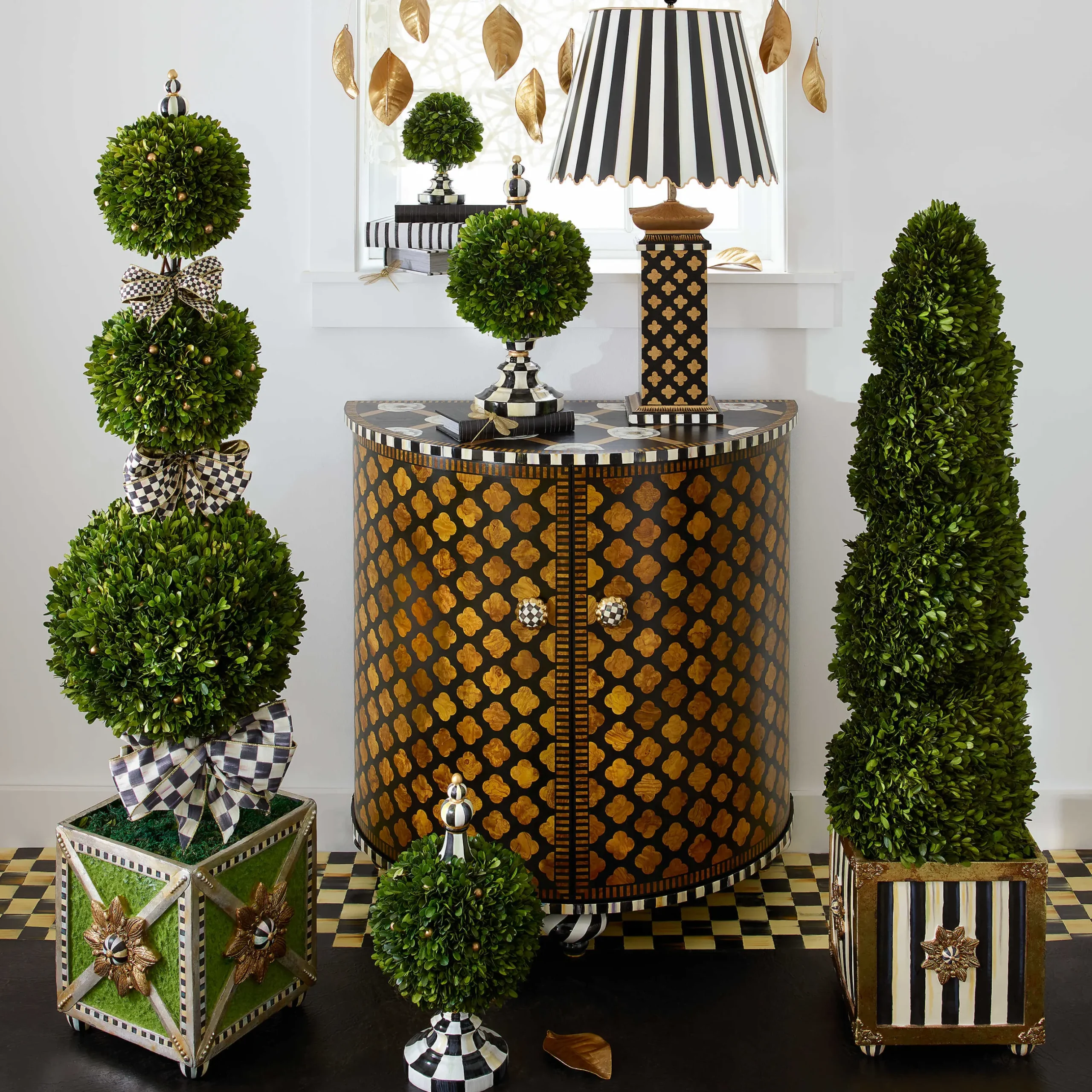 Room Accents|Lighting|MacKenzie-Childs Quatrefoil Large Table Lamp