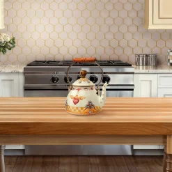 Fall Entertaining|Tea Kettles|MacKenzie-Childs Queen Bee 2 Quart Tea Kettle