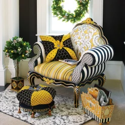 Living Room|MacKenzie-Childs Queen Bee Chair