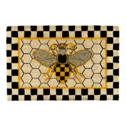 Outdoor|Rugs|MacKenzie-Childs Queen Bee Entrance Mat