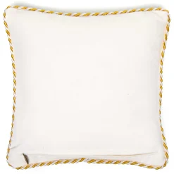 Spring|Pillows, Throws, & Cushions|MacKenzie-Childs Queen Bee Ivory Throw Pillow