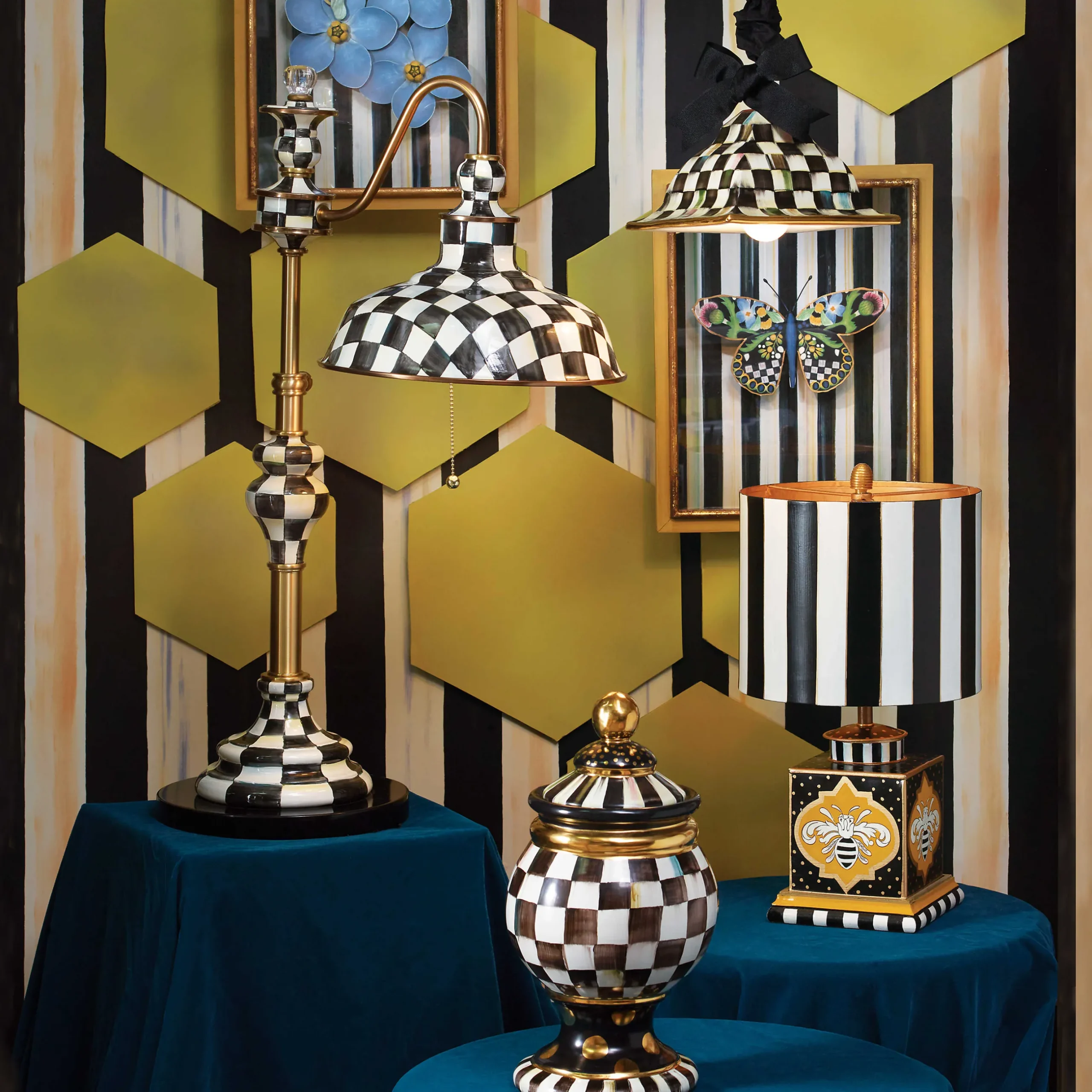 Room Accents|Lighting|MacKenzie-Childs Queen Bee Lamp
