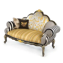 Living Room|MacKenzie-Childs Queen Bee Loveseat